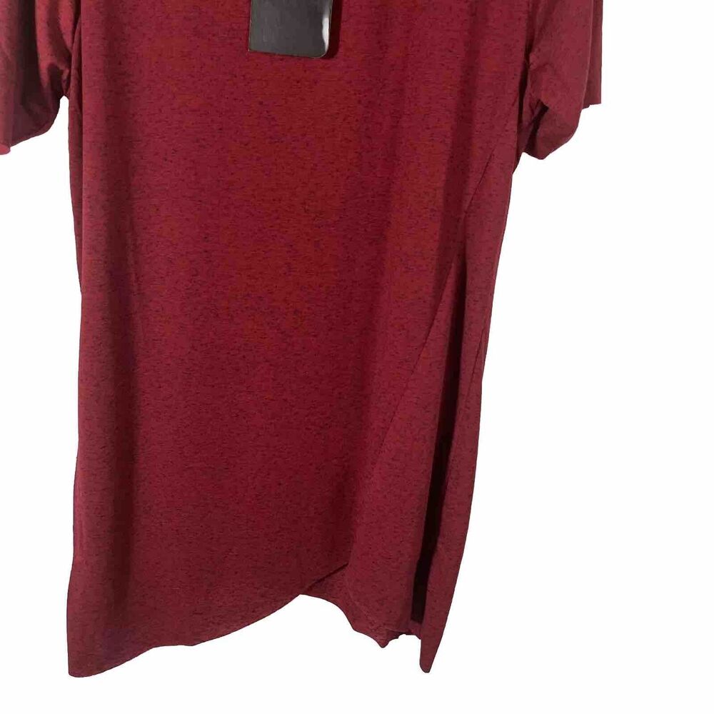 2XL North Republic New York Red Woman Top Crew Neck Short Sleeve 100% Cotton - Picture 2 of 7